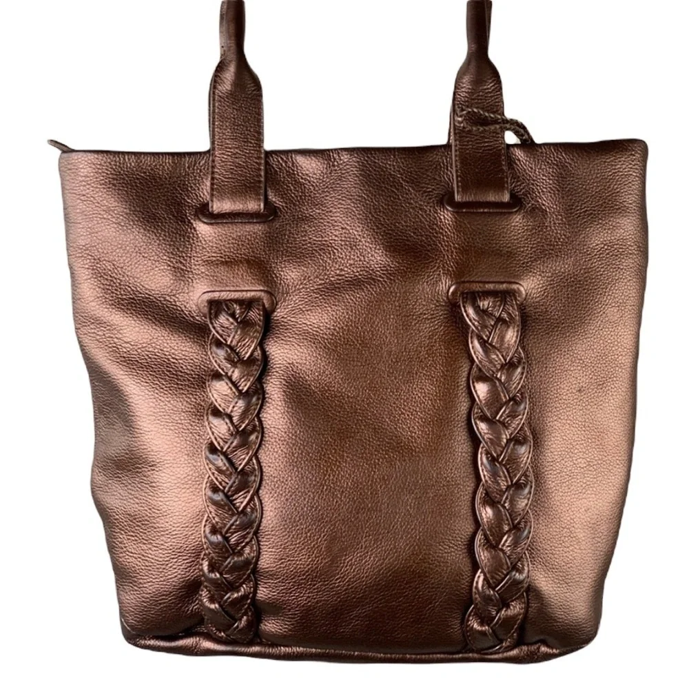 Tosca Blu Italian Leather Tote Style Handbag